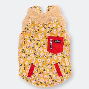 NEW LUCY & CO Reversible Teddy Fleece Dog Vest-XL